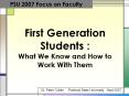 Students First Mentoring Project PowerPoint PPT Presentation