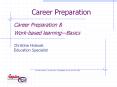 Career Preparation Career Preparation & Work-based learning PowerPoint PPT Presentation