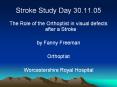 Stroke Study Day 30.11.05 PowerPoint PPT Presentation