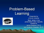 Problem-Based Learning
