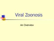 Viral Zoonosis