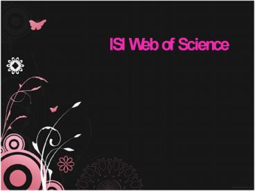 ????????? ISI Web of Science