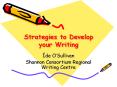 Strategies to Develop your Writing PowerPoint PPT Presentation