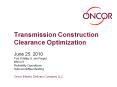 Transmission Construction Clearance Optimization PowerPoint PPT Presentation