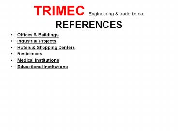 www.trimec.com.ua TRIMEC Engineering & trade ltd.co