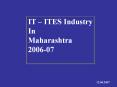 IT – ITES Industry PowerPoint PPT Presentation