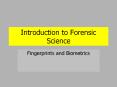 Introduction to Forensic Science PowerPoint PPT Presentation