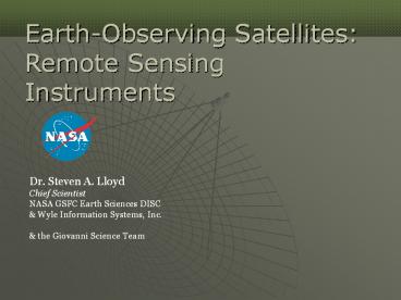 Dr. Steven A. Lloyd