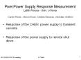 Pixel Power Supply Response Measurement Lalith Perera - Univ. of Iowa  Carlos Florez , Simon Kwan, Charles Newsom, Christian Veelken PowerPoint PPT Presentation