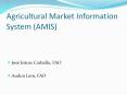 Agricultural Market Information System (AMIS) PowerPoint PPT Presentation