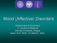 Mood (Affective) Disorders
