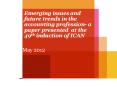 Emerging issues and future trends in the accounting profession- a paper presented at the 49th induction of ICAN PowerPoint PPT Presentation