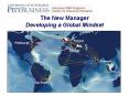 The New Manager Developing a Global Mindset A Multi-Polar PowerPoint PPT Presentation