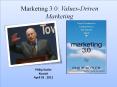 Marketing 3.0: Values-Driven Marketing PowerPoint PPT Presentation