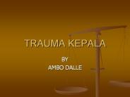 TRAUMA KEPALA