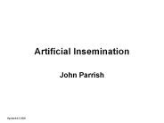 Artificial Insemination
