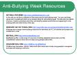 Anti-Bullying Week Resources PowerPoint PPT Presentation
