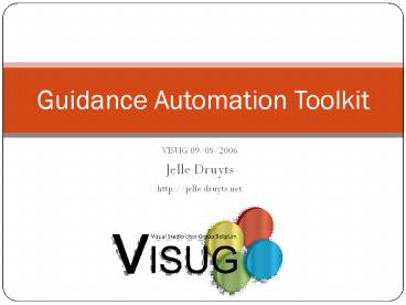 Guidance Automation Toolkit