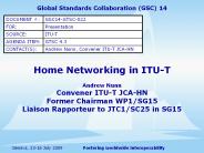 Home Networking in ITU-T