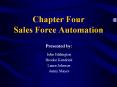 Chapter Four Sales Force Automation PowerPoint PPT Presentation