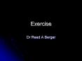 Exercise PowerPoint PPT Presentation