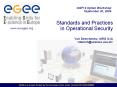 Standards and Practices in Operational Security   Yuri Demchenko, AIRG UvA <demch@science.uva.nl> PowerPoint PPT Presentation
