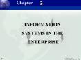 Chp 2 Information Systems in the Enterprise PowerPoint PPT Presentation