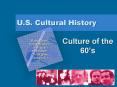 U.S. Cultural History PowerPoint PPT Presentation