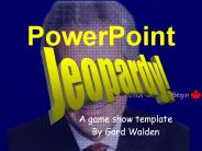 A game show template