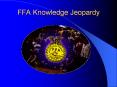 FFA Knowledge Jeopardy PowerPoint PPT Presentation
