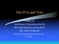 The FFA and You! PowerPoint PPT Presentation