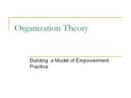 Organization Theory