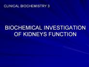 CLINICAL BIOCHEMISTRY 3