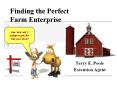 Finding the Perfect Farm Enterprise PowerPoint PPT Presentation
