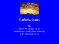 Carbohydrates PowerPoint PPT Presentation