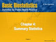 4: Summary Statistics