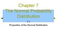 Chapter 7 The Normal Probability Distribution