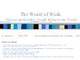 The World of Work: Demographic, Labor, Social & Economic Trends PowerPoint PPT Presentation