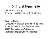 Dr. Horst Hemmerle