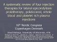 A systematic review of four injection therapies for lateral epicondylosis: prolotherapy, polidocanol, whole blood and platelet rich plasma injections PowerPoint PPT Presentation