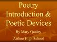 Poetic Devices PowerPoint PPT Presentation