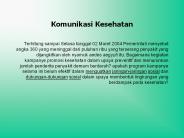 Komunikasi Kesehatan