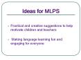 Ideas for MLPS PowerPoint PPT Presentation