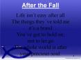 After the Fall PowerPoint PPT Presentation