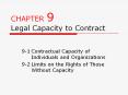 CHAPTER 9 Legal Capacity to Contract PowerPoint PPT Presentation