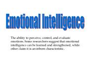 Emotional Intellegence