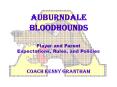 You must understand that you represent Bloodhound Football PowerPoint PPT Presentation