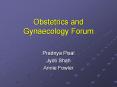 Obstetrics and Gynaecology Forum PowerPoint PPT Presentation