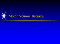 Motor Neuron Diseases PowerPoint PPT Presentation