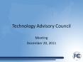 Technology Advisory Council PowerPoint PPT Presentation
